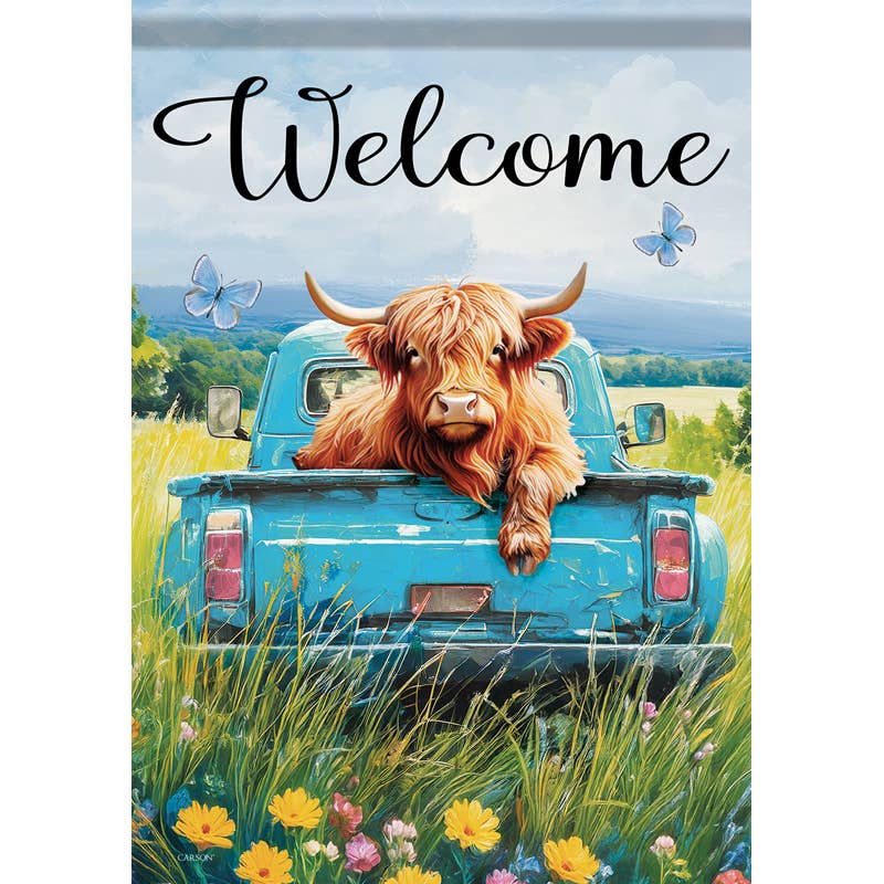 "Highland Truck" Dura Soft™ Garden Flag