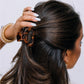 Open Jet Black Petite Hair Clip