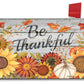 Be Thankful Flowers Fall Mailbox Cover  - Standard Size -