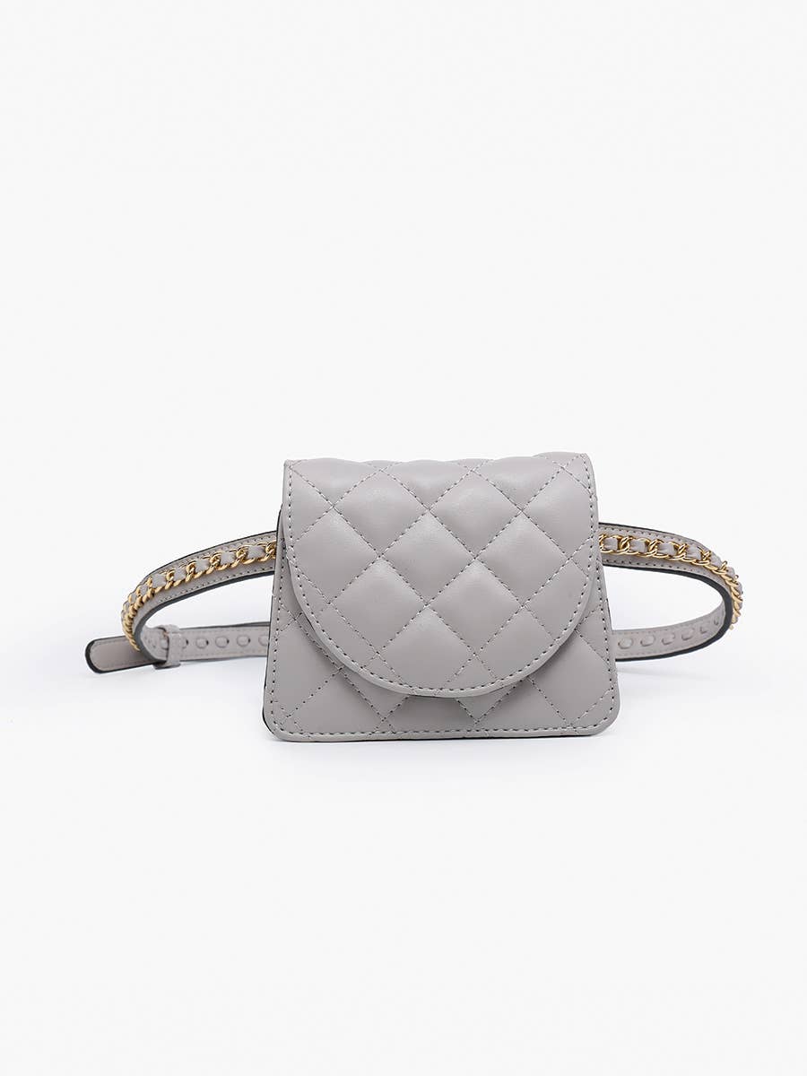 Annalee Quilted Mini Belt Bag w/ Strap