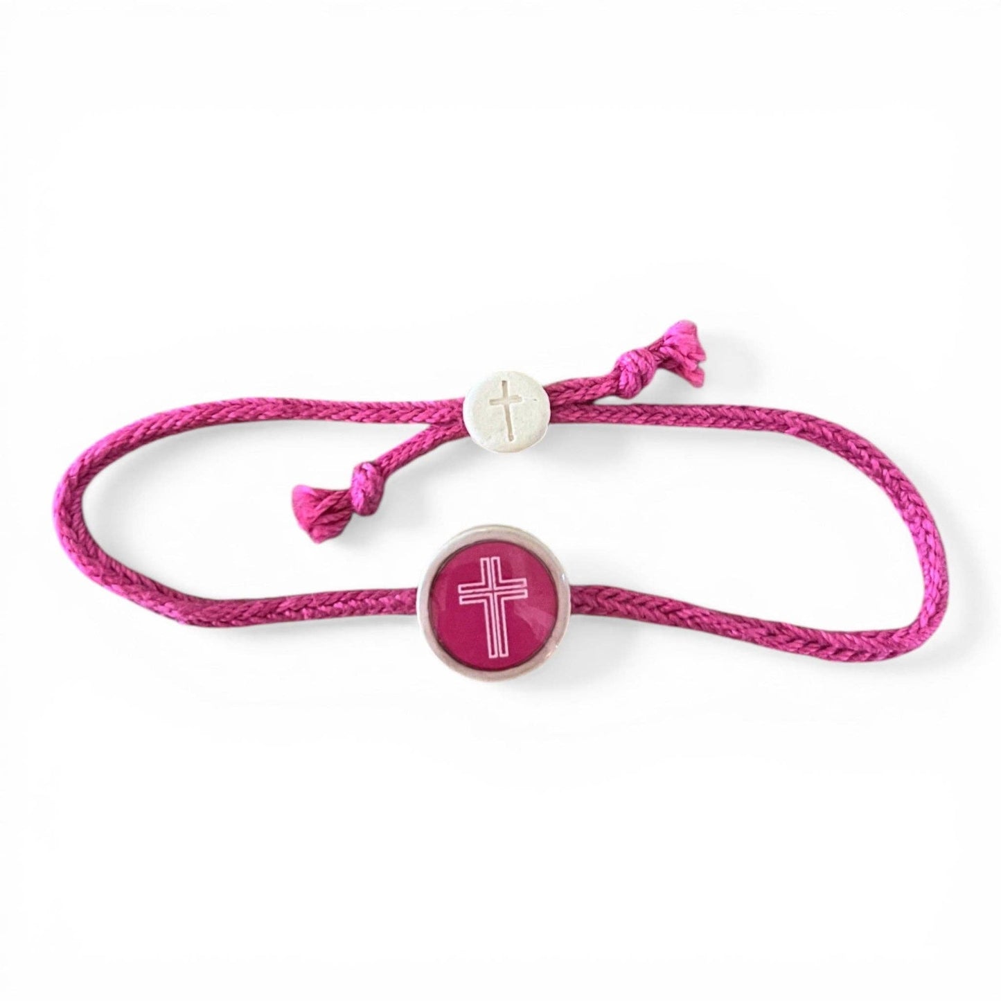 Tap To Pray® Survivor Series Bracelet: Coral + Cross