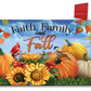 Faith Family and Fall Mailbox Cover  - Standard Size -