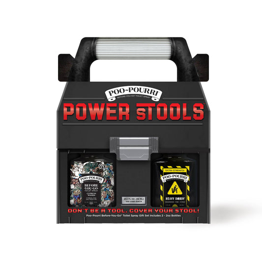 Power Stools 2-Pack 2oz Toilet Spray Gift Set