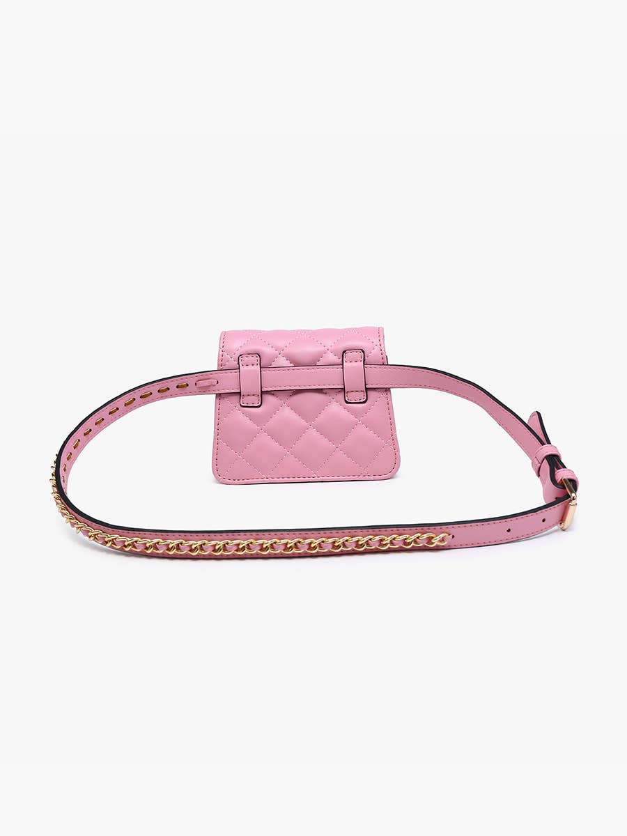 Annalee Quilted Mini Belt Bag w/ Strap