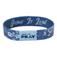 Tap To Pray® Wristband – Wildflower - Jesus Is Lord: Large