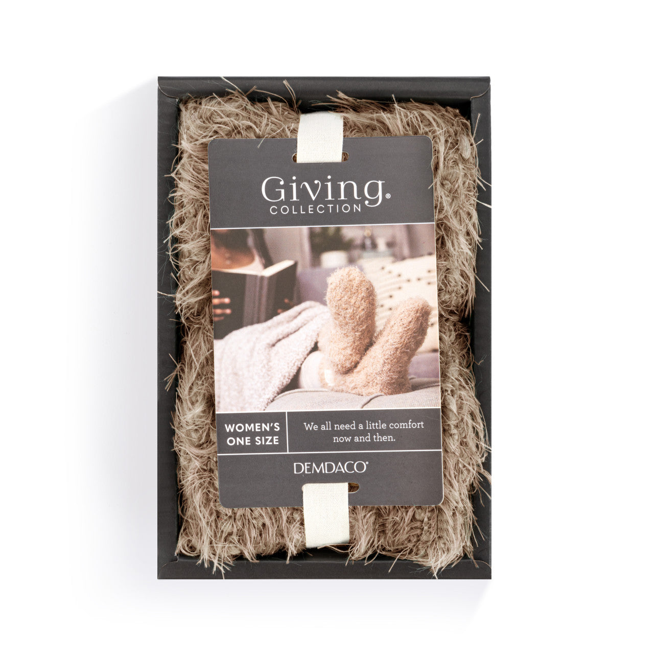 Giving Collection Camel Brown Cozy Giving Socks Set