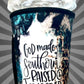 20 OZ God Made Southern Raised Insulated Cup Cover Sleeve