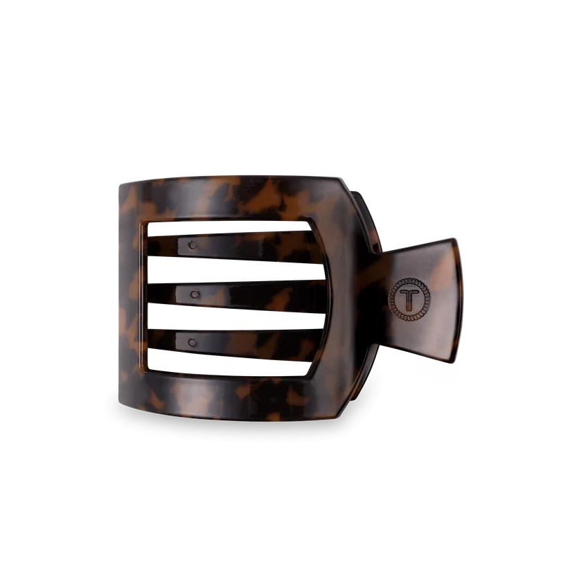 Tortoise Large Flat Square Clip