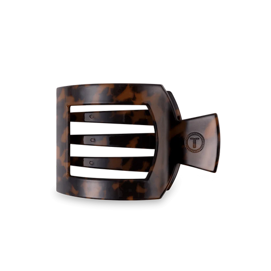 Tortoise Large Flat Square Clip