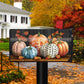 Elegant Pumpkins Fall Mailbox Cover  - Standard Size -