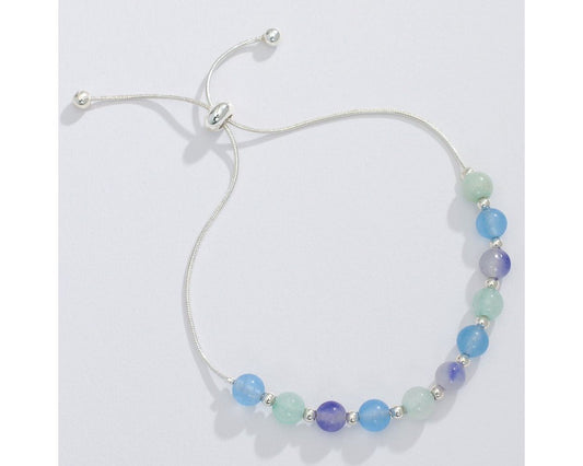 Amethyst and Aquamarine Bracelet