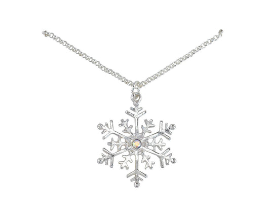 Silver Snowflake Necklace