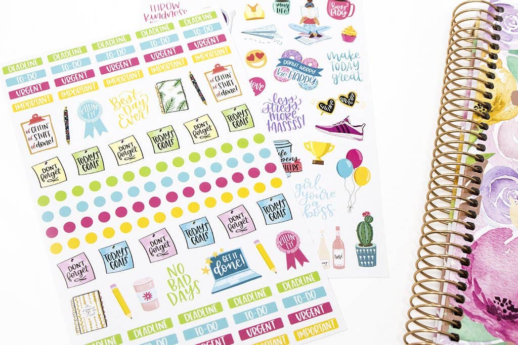 Planner Sticker Pack, Productivity V2