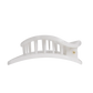 Coconut White Flat Circle Hair Clip