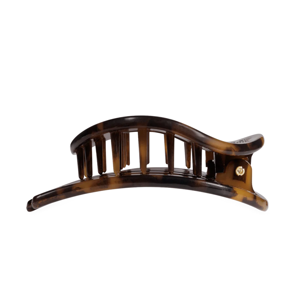 Tortoise Flat Circle Hair Clip