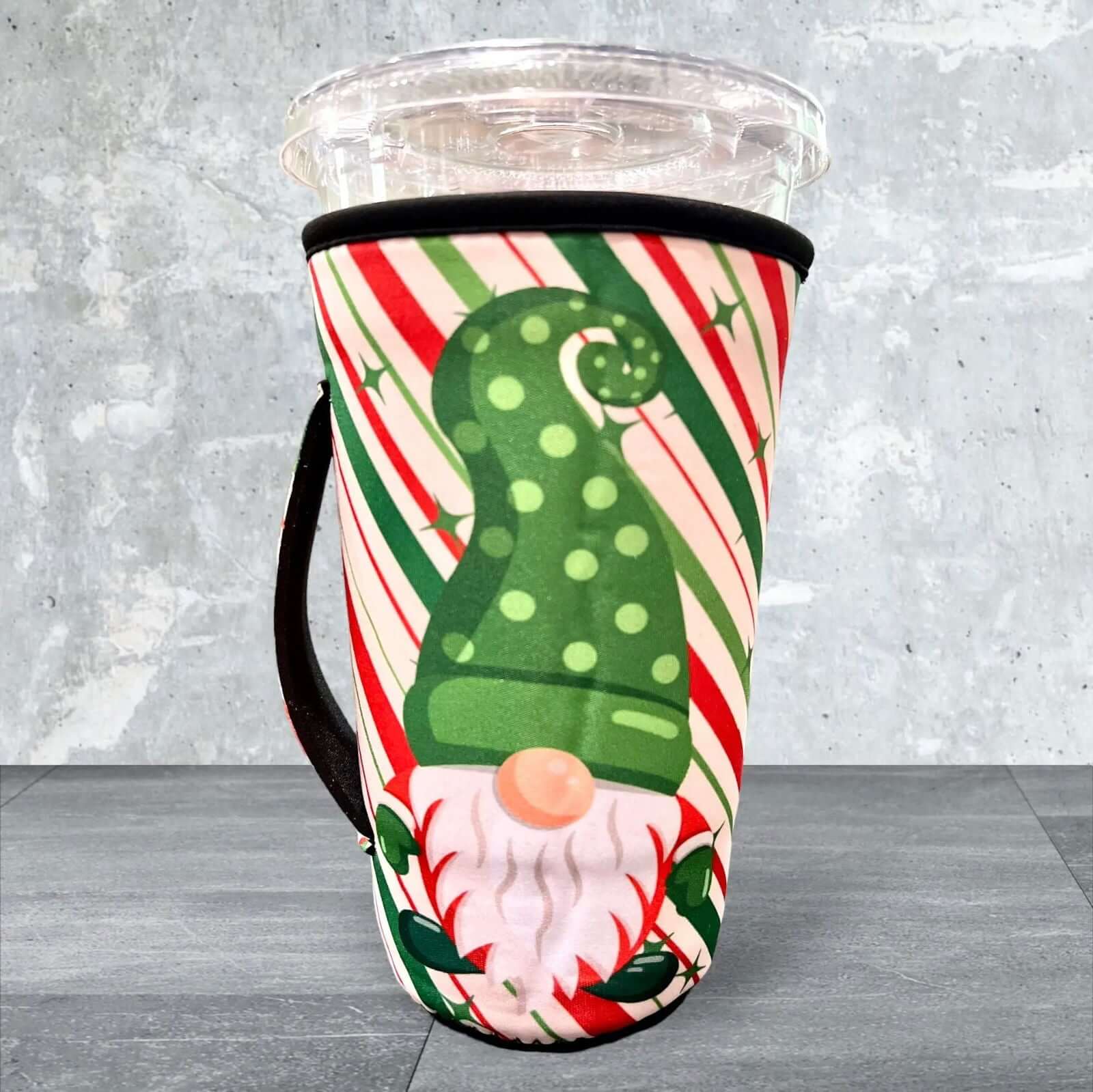 30 OZ Jolly Christmas Gnome Insulated Cup Cover Sleeve - Thumbnail 3