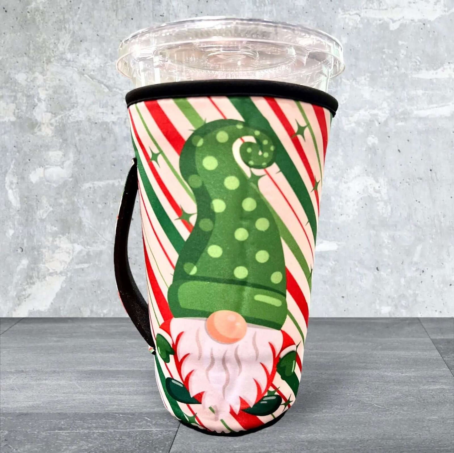 20 OZ / Jolly Christmas Gnome Insulated Cup Cover Sleeve
