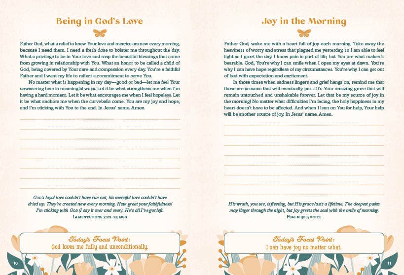 Good Morning, God! An Encouraging Prayer Journal for Women