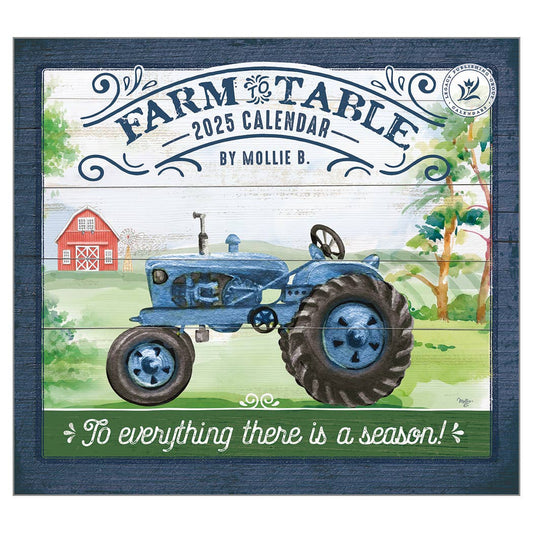 Farm to Table 2025 Wall Calendar