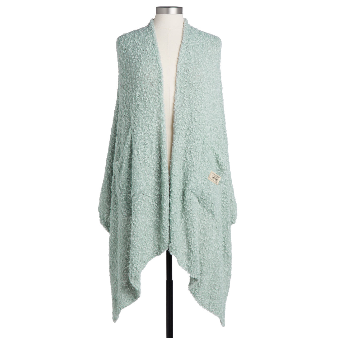 Giving Collection Light Sage Giving Shawl With Pockets