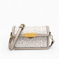 Elizabeth Straw Crossbody w/ Lock