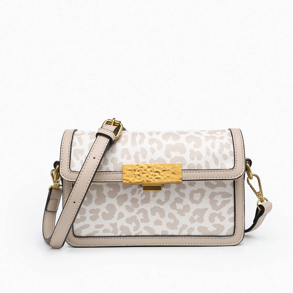 Elizabeth Straw Crossbody w/ Lock