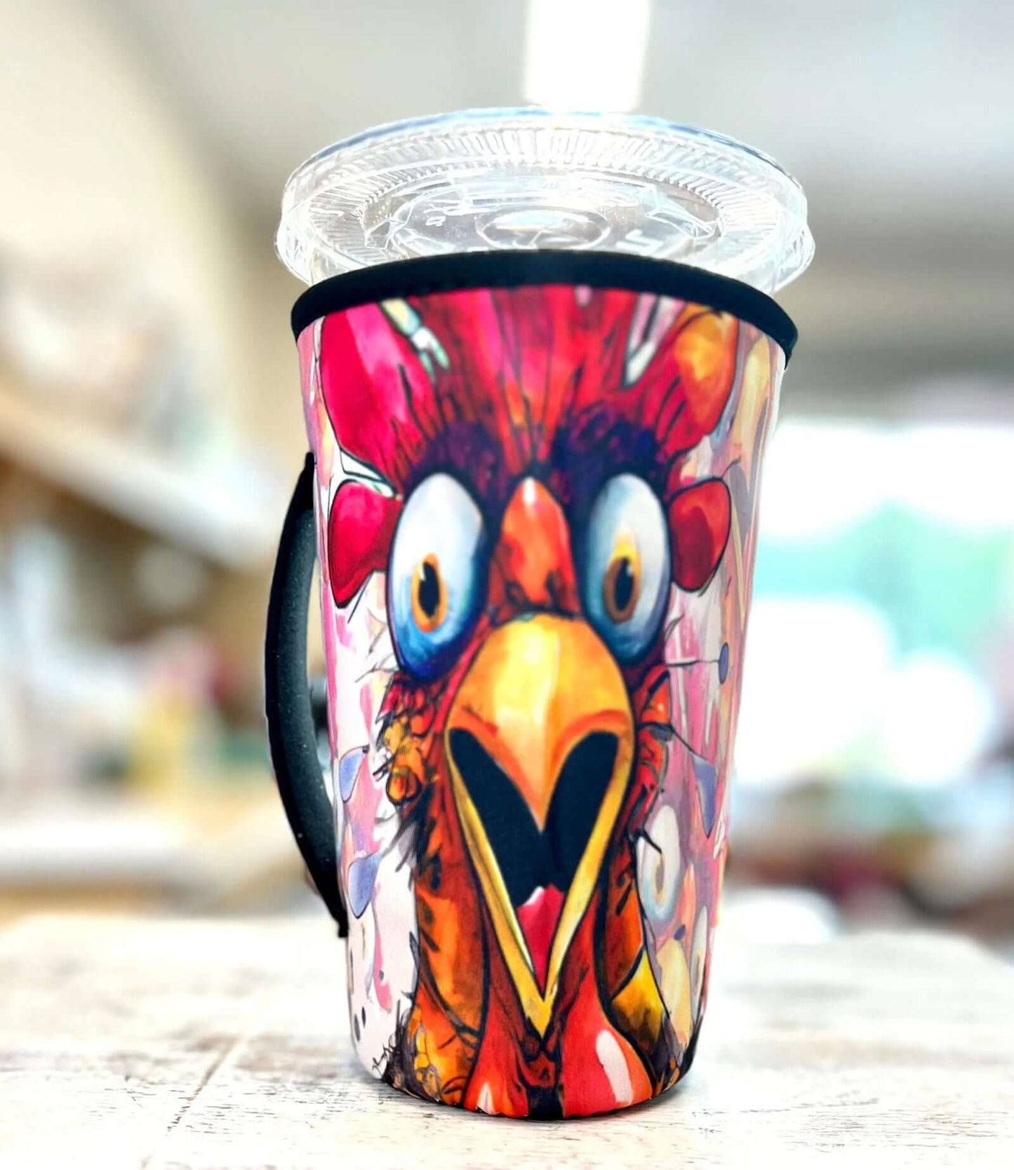 20 OZ Crazy Chicken Insulated Cup Cover Sleeve