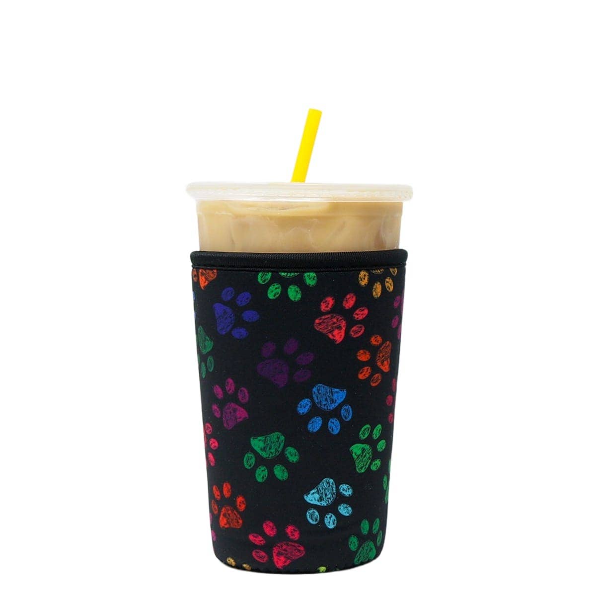 Best Seller! Brew Buddy Insulated Iced Coffee Sleeve - Paws: Large
