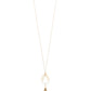 Teardrop Pendant Tassel Chain Necklace