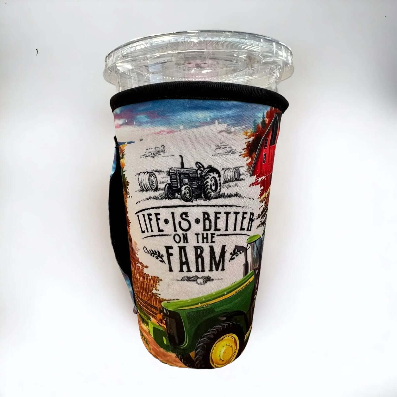 20 OZ Life is Better on the Farm Cup Cover Sleeve - Thumbnail 3