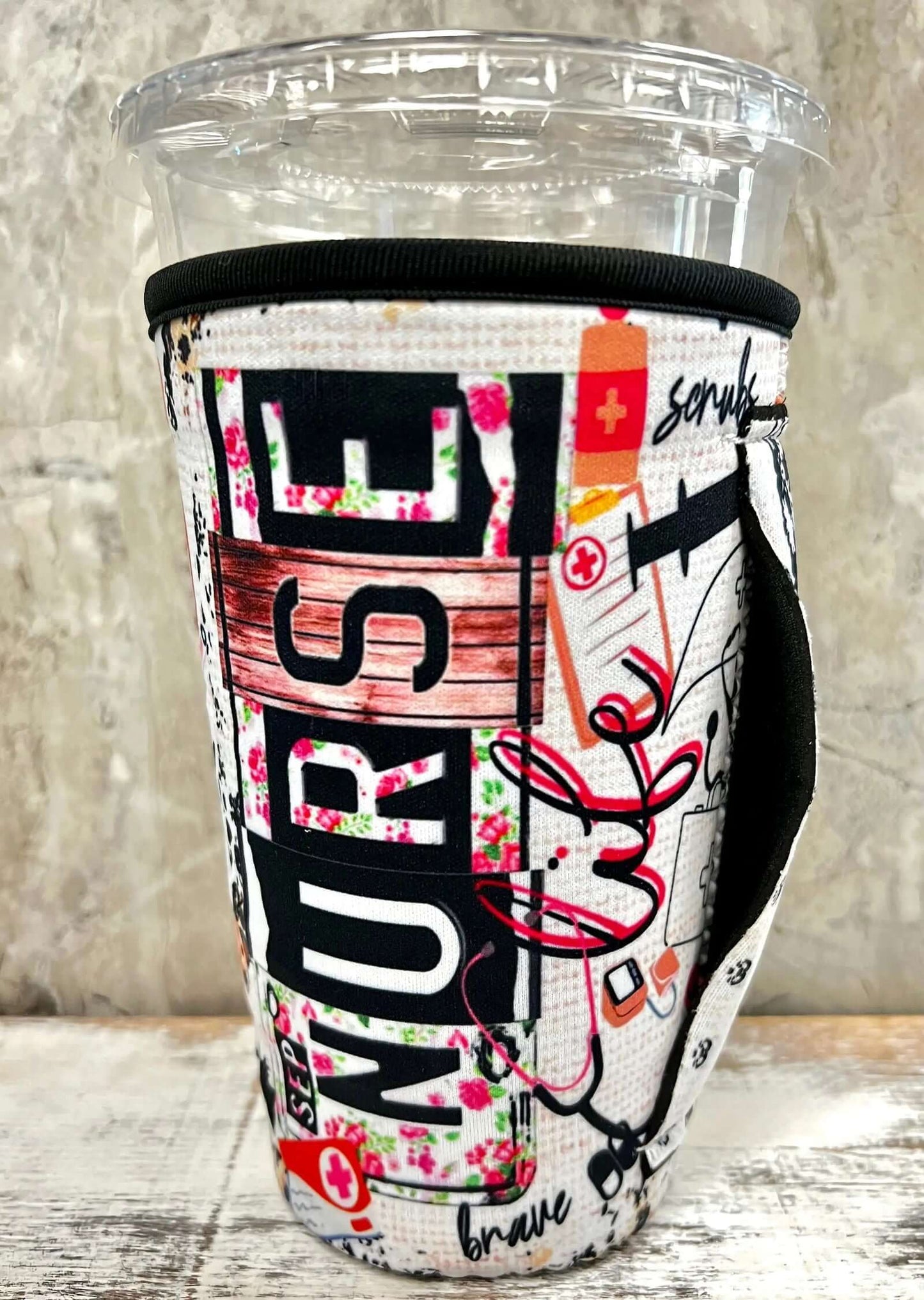 20 OZ Nurse Life Insulated Cup Cover
