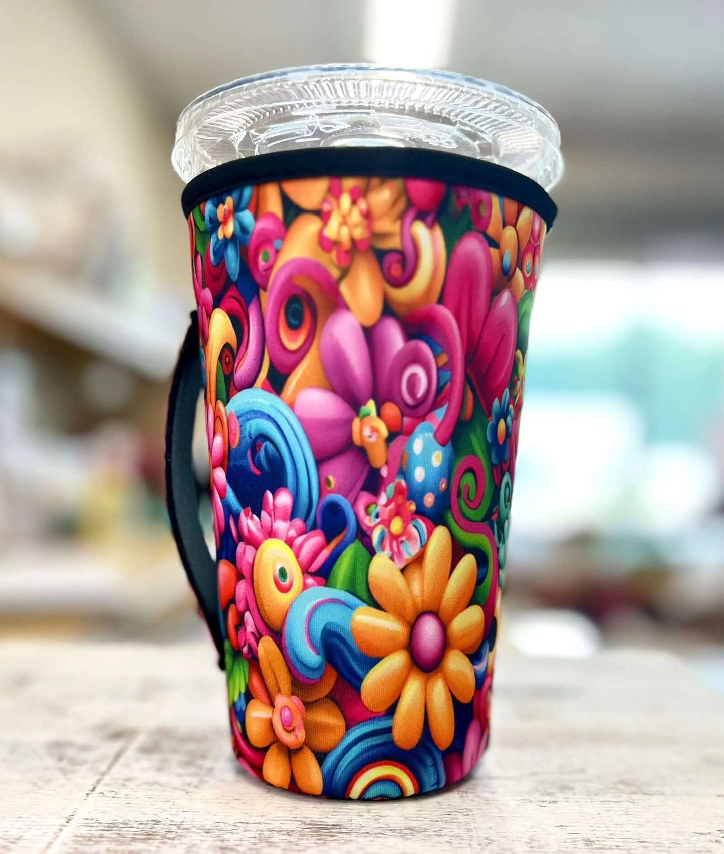 30 OZ Fun Day Abstract  Insulated Cup Cover Sleeve