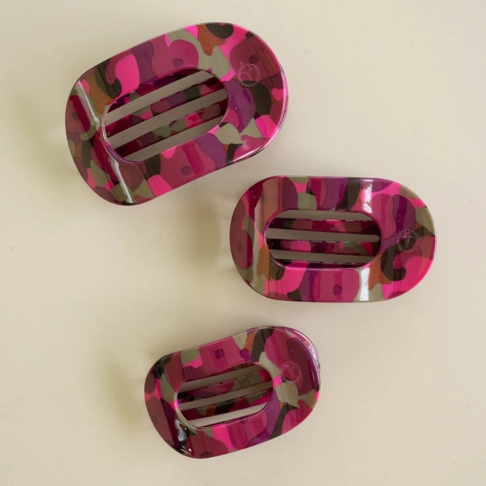 Garden Glam Flat Round Hair Clip