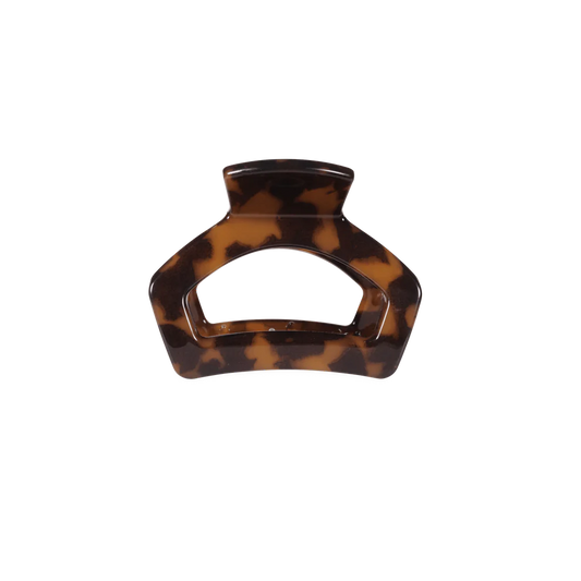 Open Jet Black Petite Hair Clip