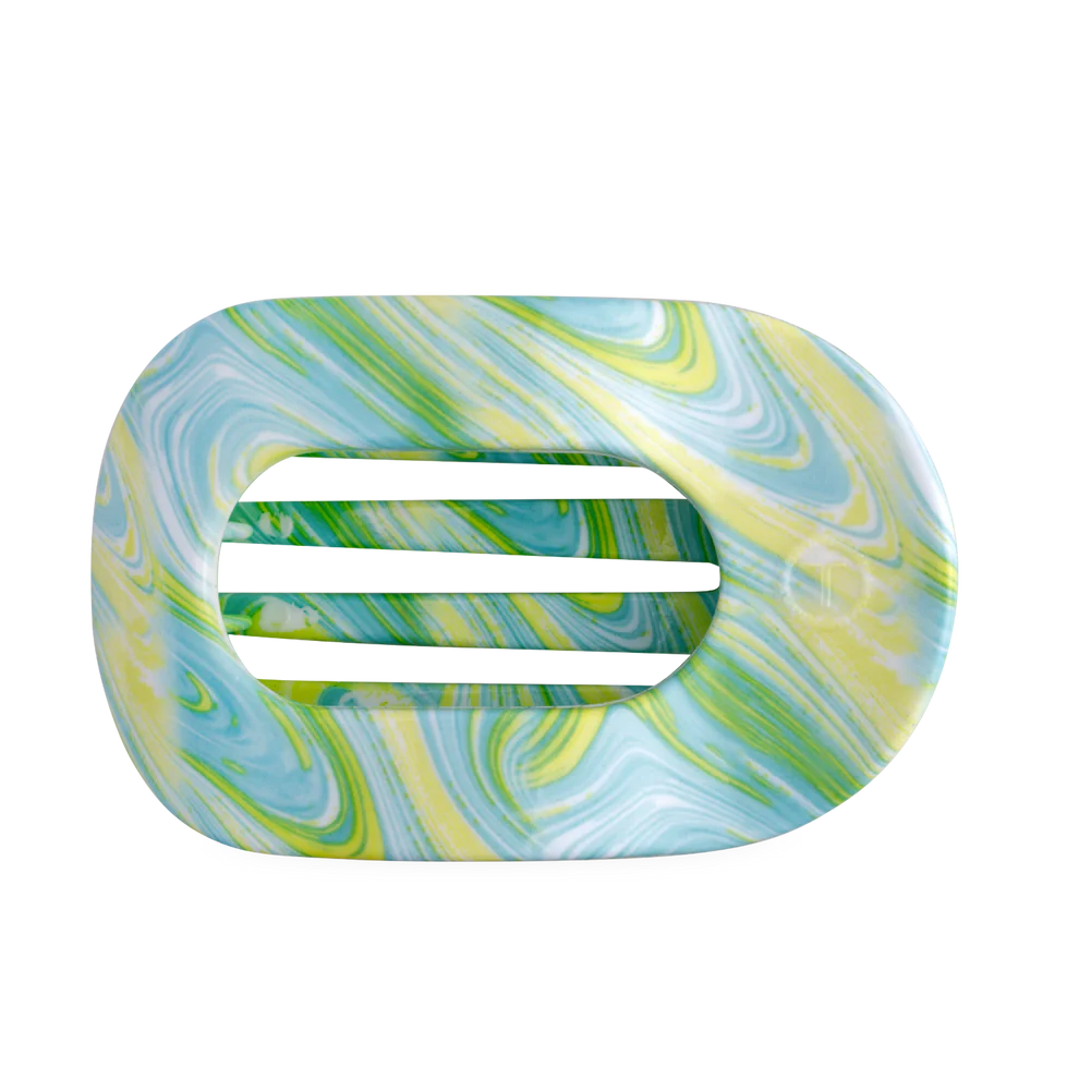 By the Sea Shore Flat Round Clip Large