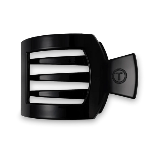 Jet Black Medium Flat Square Clip