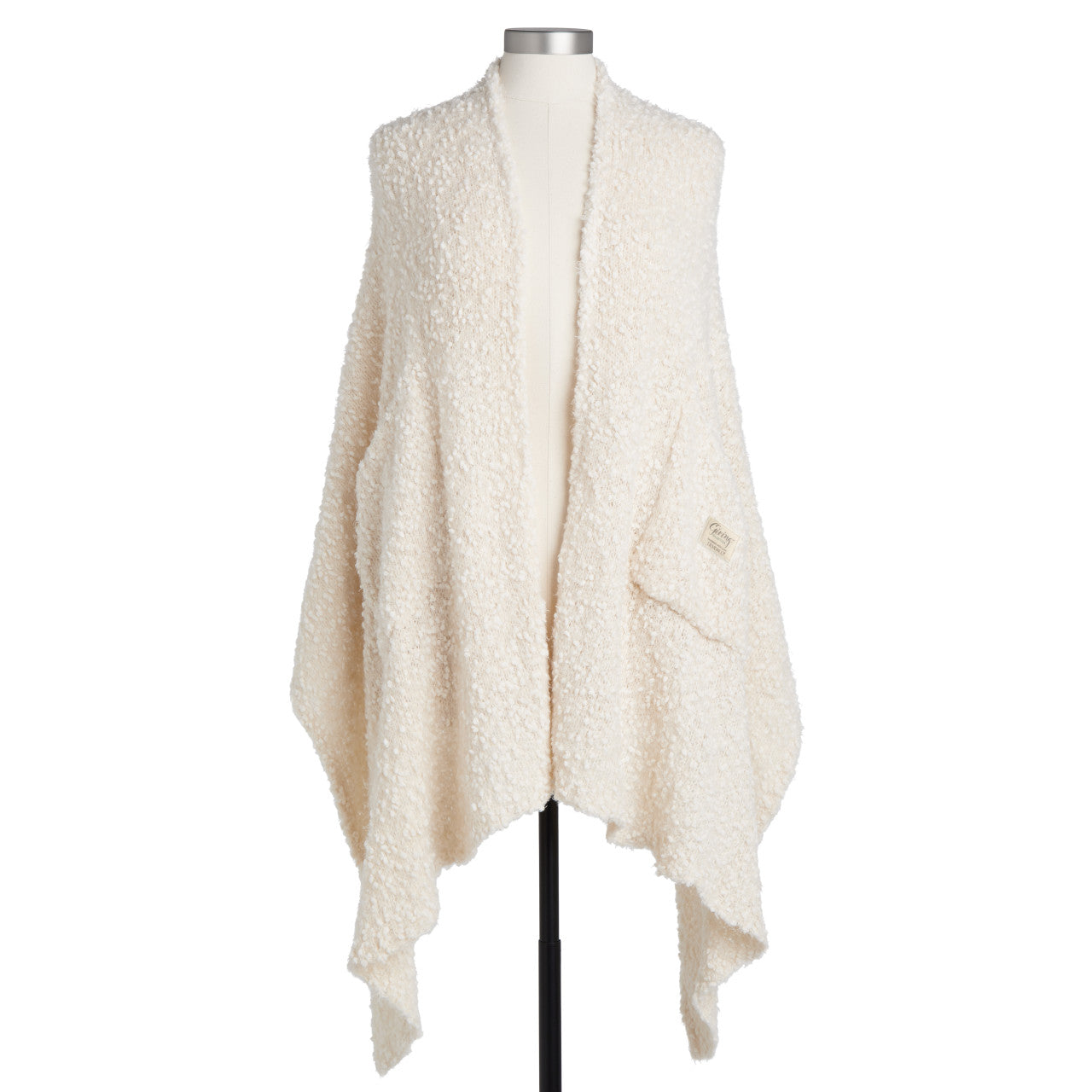 Giving Collection Cool Cream Giving Shawl With Pockets