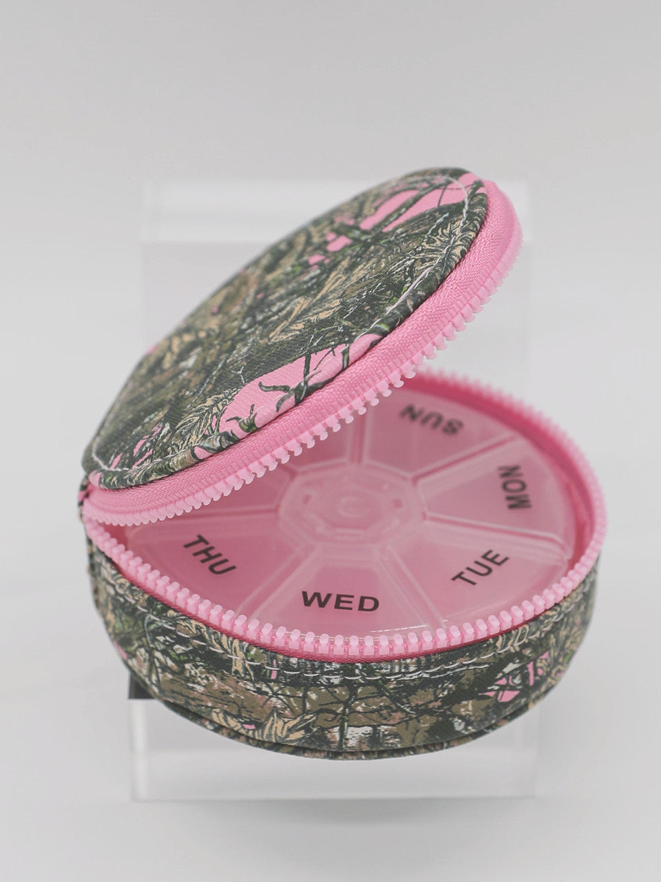 Pink Camo Pill Box