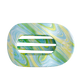 By the Sea Shore Flat Round Clip Medium