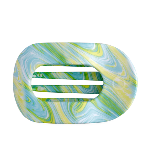 By the Sea Shore Flat Round Clip Medium