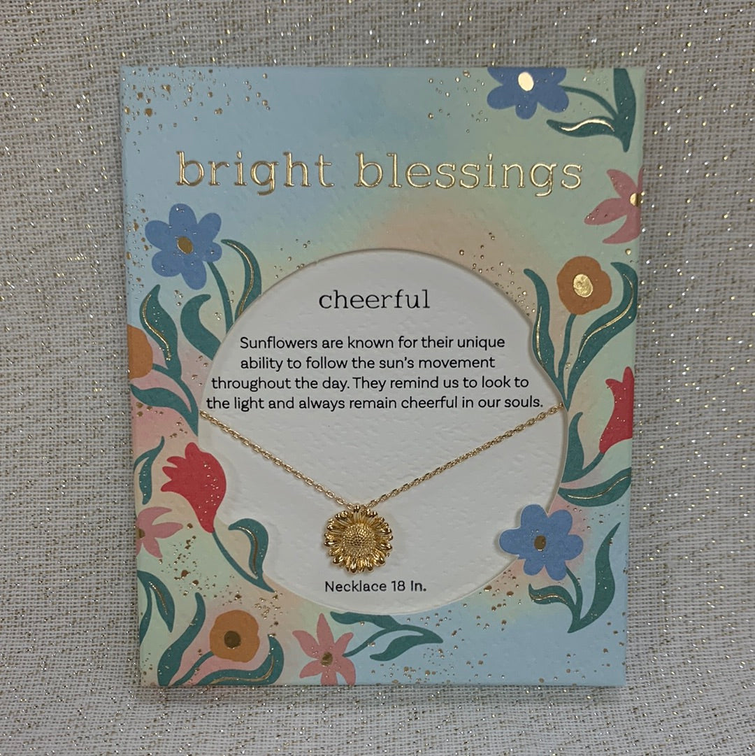 Bright Blessings Necklace - Cheerful (Sunflower)