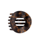 Tortoise Flat Circle Hair Clip