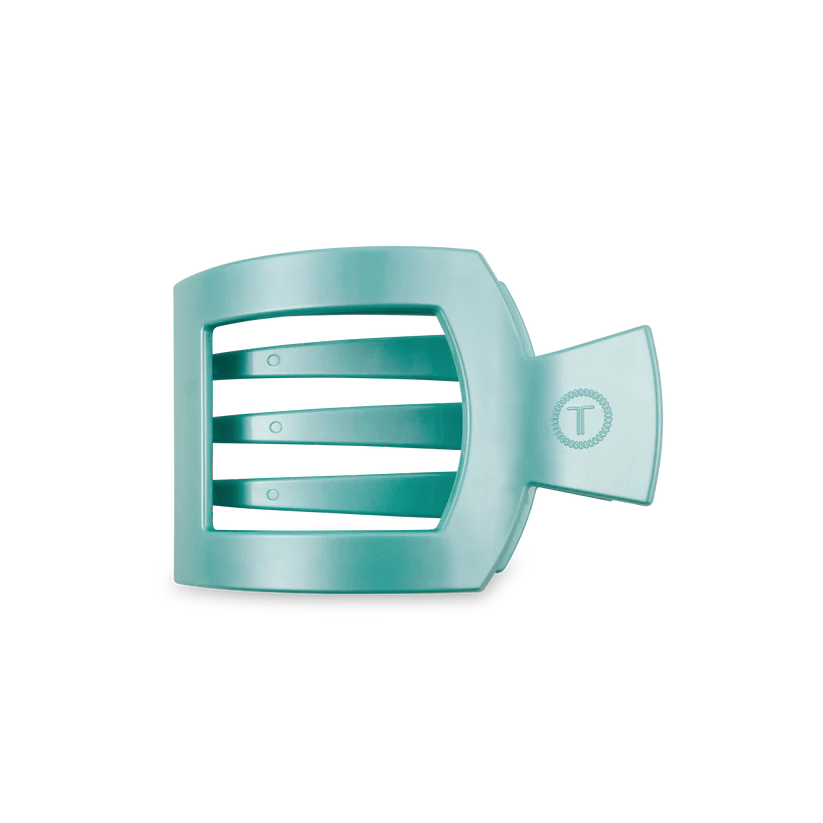 Totally Turquoise Large Flat Square Clip