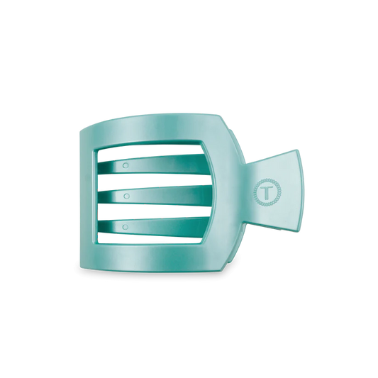 Totally Turquoise Large Flat Square Clip