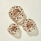 Blonde Tortoise Flat Circle Hair Clip