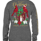 "Merry Christmas" Cardinals and Lantern Long Sleeve