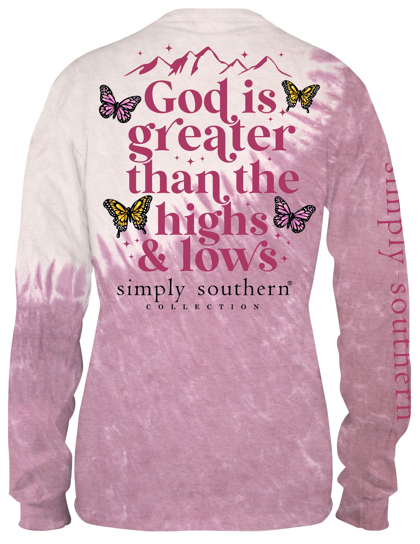 "God Is Greater" Tie Dye Long Sleeve Shirt