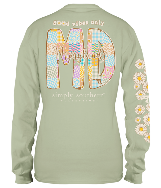 "Good Vibes Only" Virginia State Shirt