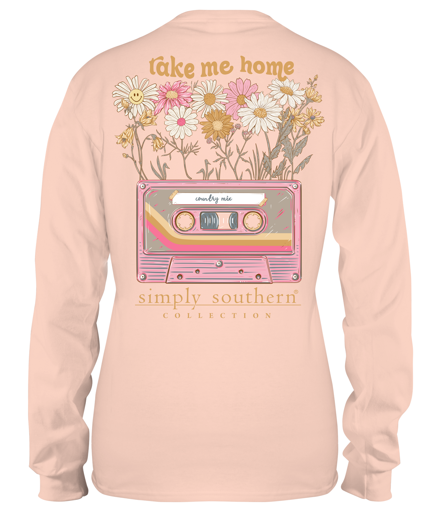 "Take Me Home" Cassette Tape Long Sleeve Shirt