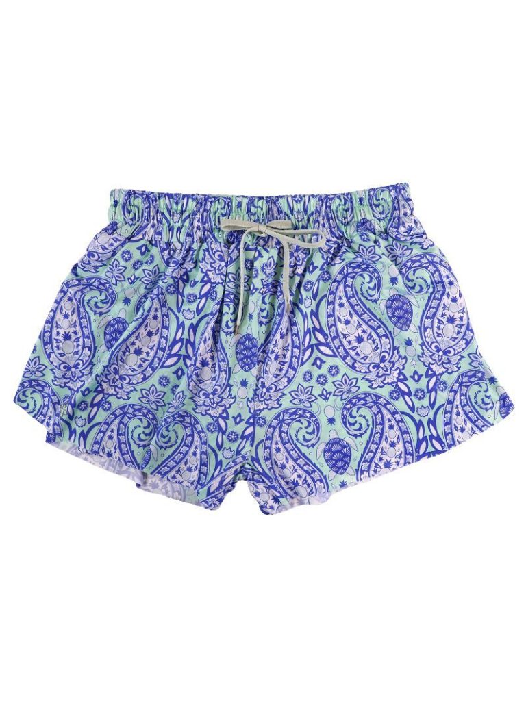 Paisley Running Shorts